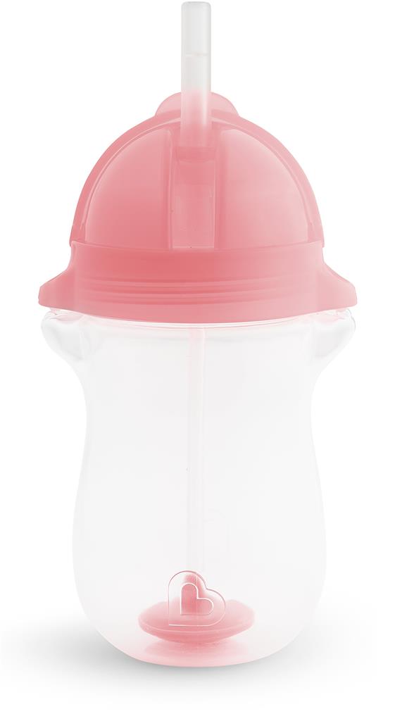 Bild på Munchkin Babyflaska m lock rosa, 1 st