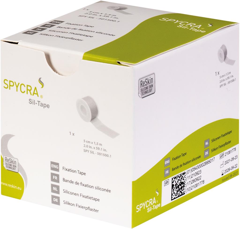 Bild på Spycra Silikontejp extra tunn 1,5 m x 5 cm, 1 st