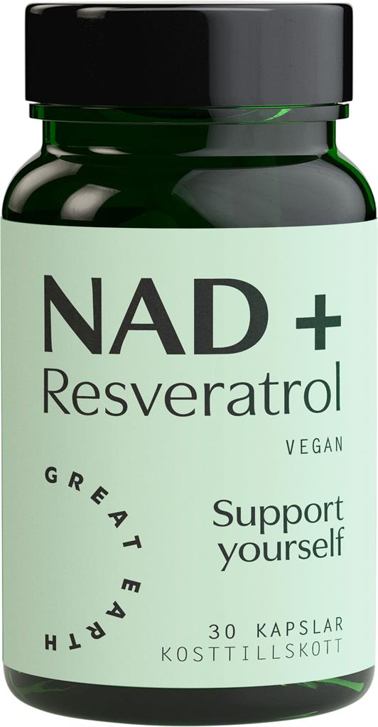 Bild på Great Earth NAD+ Resveratrol, 30 st