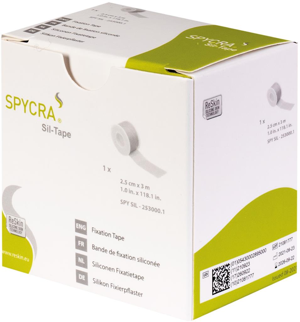Bild på Spycra Silikontejp extra tunn 3 m x 2,5 cm, 1 st