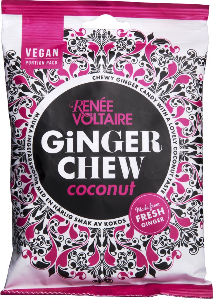 Bild på Renée Voltaire Ginger Chews – Kokosnöt, 120 g
