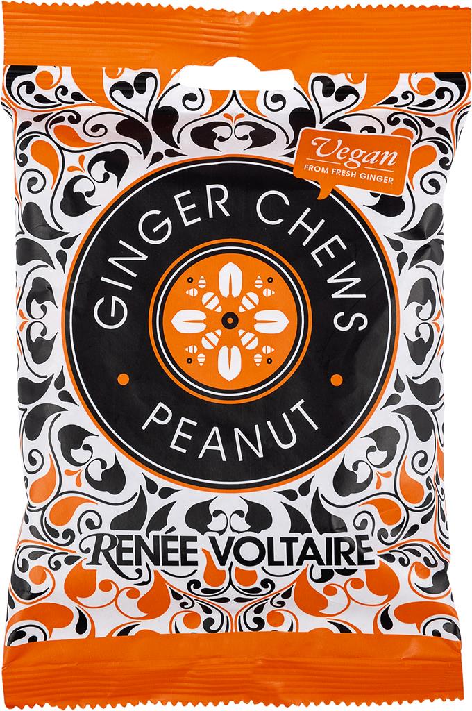 Bild på Renée Voltaire Ginger Chews – Jordnöt, 120 g