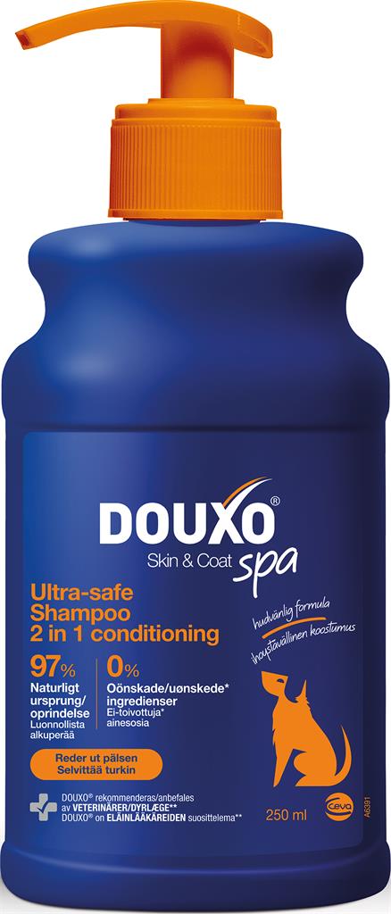 Bild på DOUXO SPA 2-in-1 schampo & balsam, 250 ml
