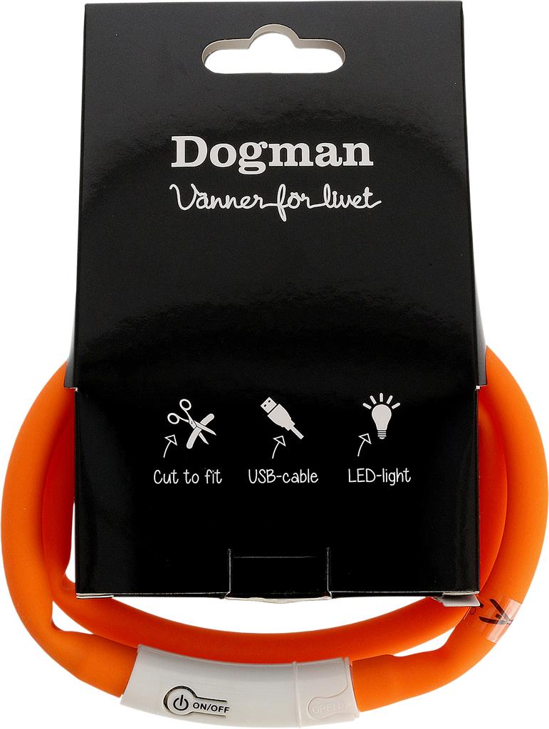 Bild på Dogman LED-ring silicon orange, 1 st