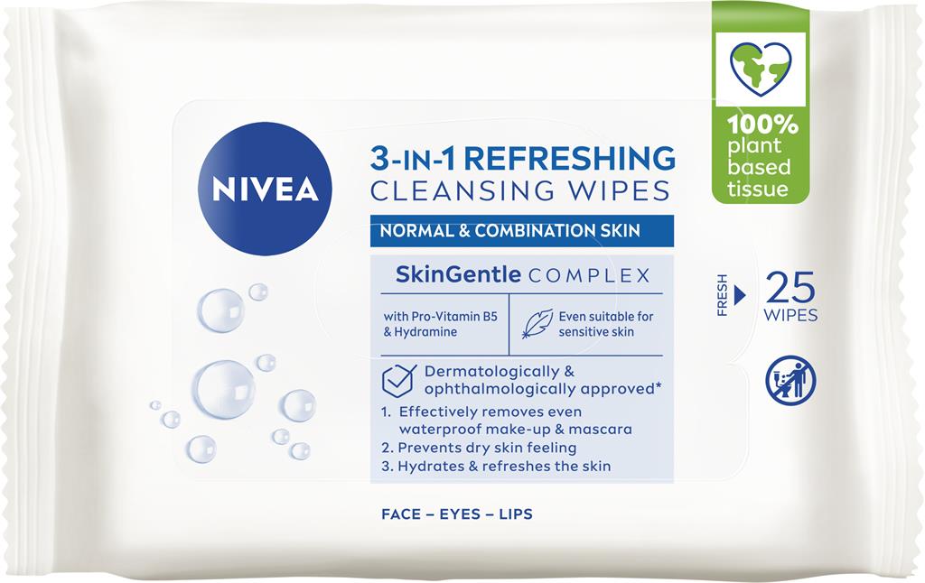 Bild på NIVEA Refreshing Cleansing Wipes, 25 st