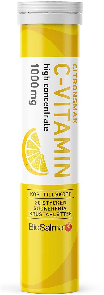 Bild på BioSalma C-vitamin citron, 20 st