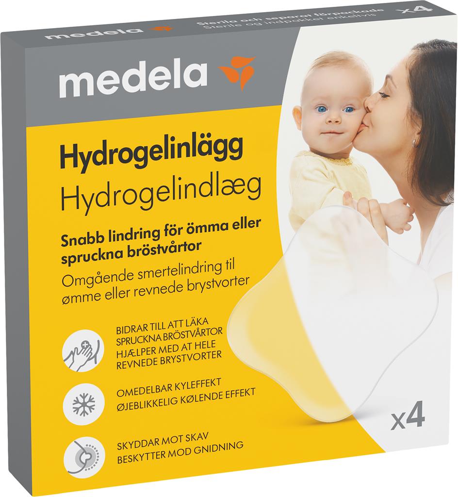 Bild på Medela Hydrogelinlägg, 4 st