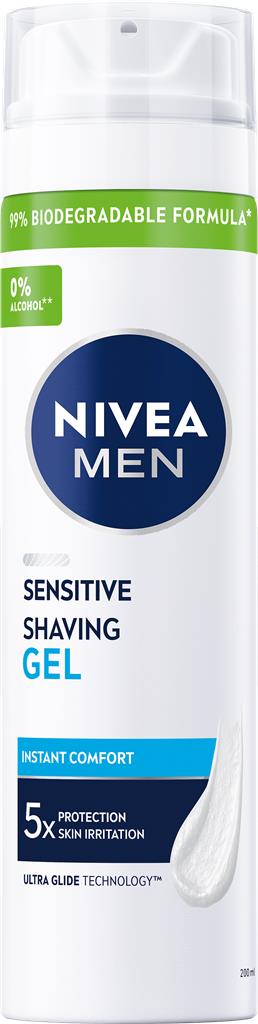 Bild på NIVEA MEN Sensitive Shaving Gel, 200 ml