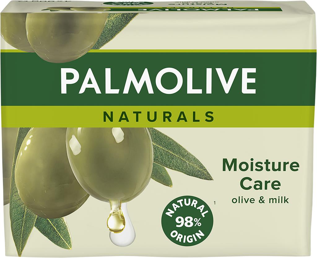Bild på Palmolive Hård tvål Moisture Care Olive, 4 x 90 g