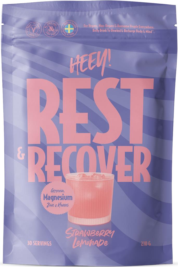 Bild på Heey! Rest & Recover Strawberry Lemonade, 240 g
