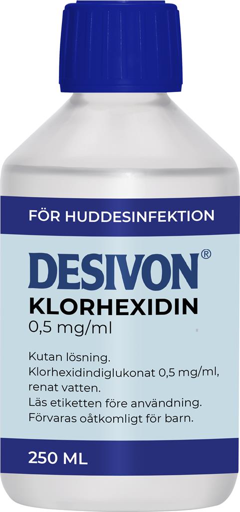 Bild på Desivon Klorhexidin 0,5mg/ml, 250 ml
