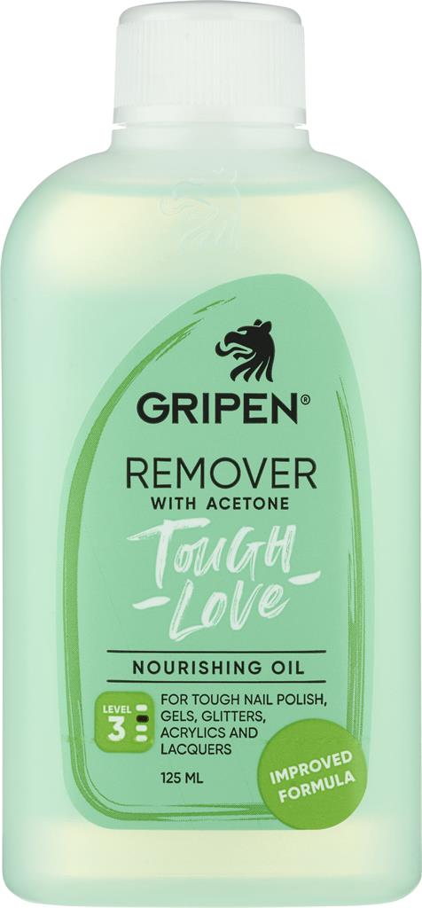 Bild på Gripen Remover With Acetone Tough Love, 125 ml