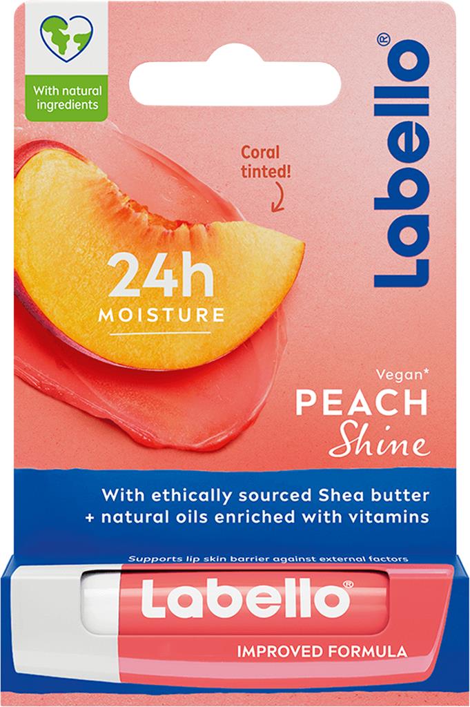 Bild på LABELLO Peach Shine Lip Balm, 4,8 g