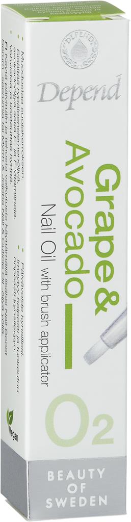 Bild på Depend Grape & Avocado Nail Oil (Tube), 1 st