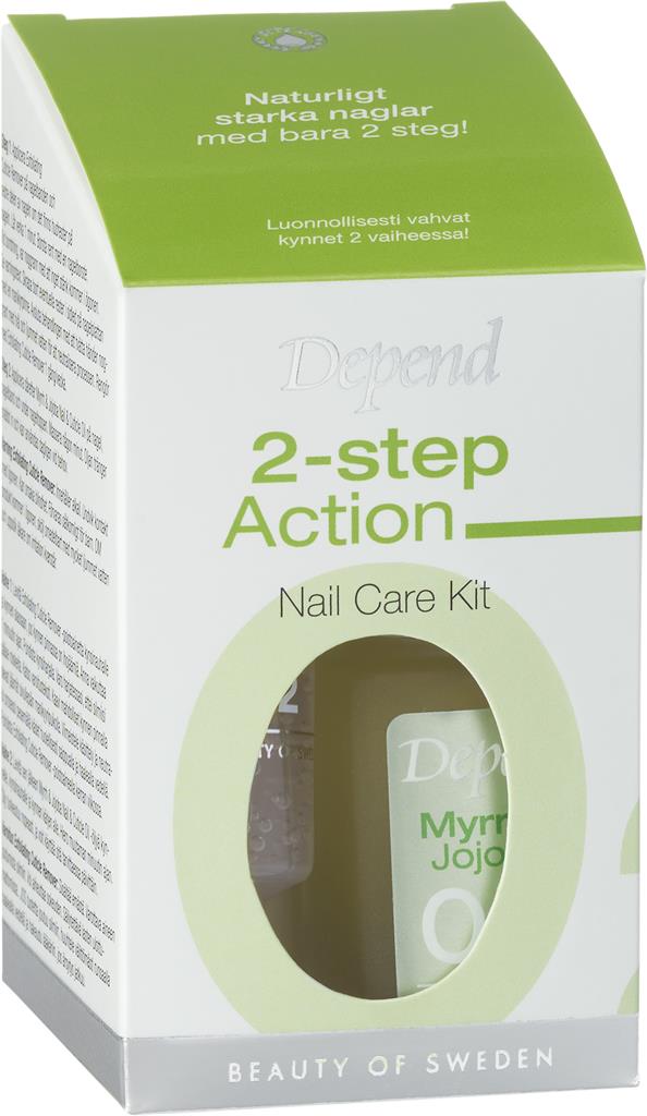 Bild på Depend 2-step Action Nail Care Kit, 1 st