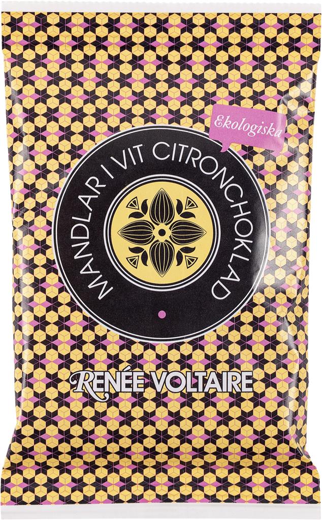 Bild på Renée Voltaire Mandlar i Vit Citronchoklad, 45 g