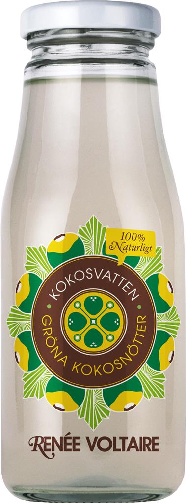 Bild på Renée Voltaire Kokosvatten –100% Gröna Kokosnötter, 250 ml