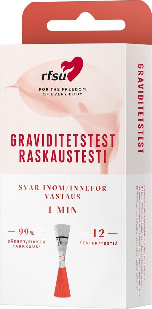 Bild på RFSU Graviditetstest Strips, 12 st