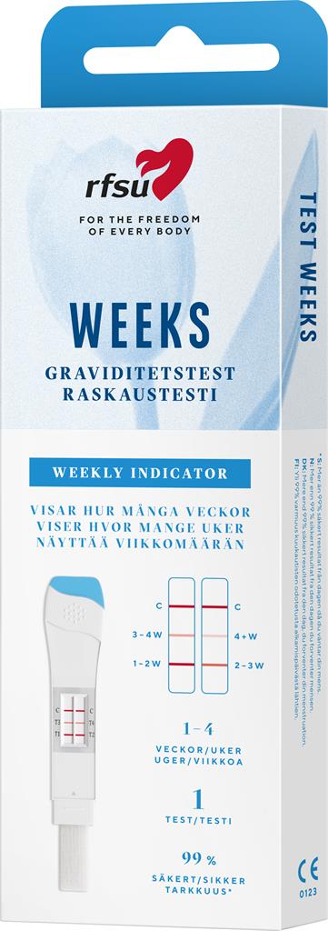 Bild på RFSU Weeks Graviditetstest Veckoindikator, 1 st