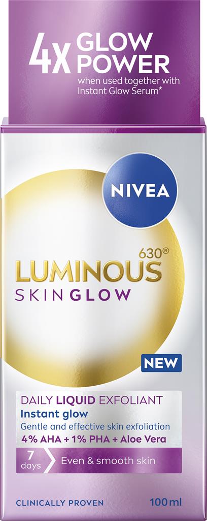 Bild på NIVEA Luminous630 Skin Glow Daily Liquid, 100 ml