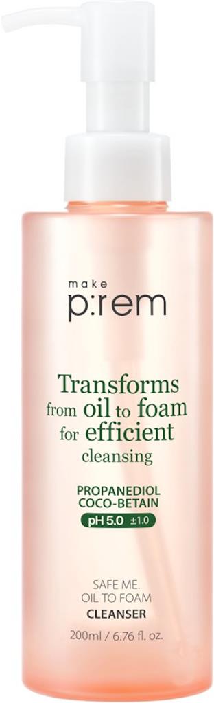 Bild på Make P:rem Safe Me Oil to Foam Cleanser, 200 ml