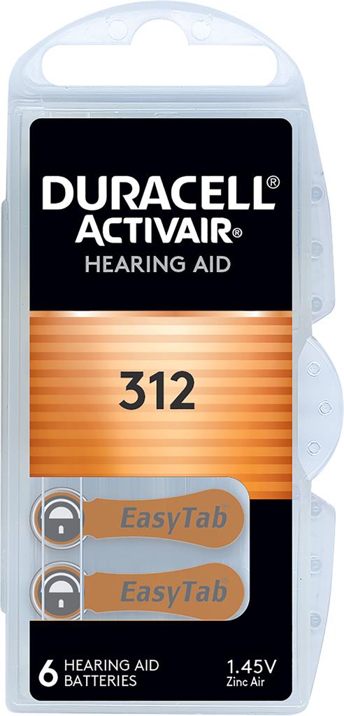 Bild på Duracell Activair 312 MF, 6 st