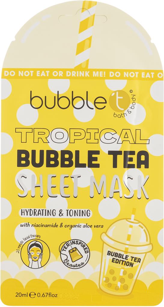 Bild på BubbleT Tropical Bubble Tea Sheet Mask, 20 ml