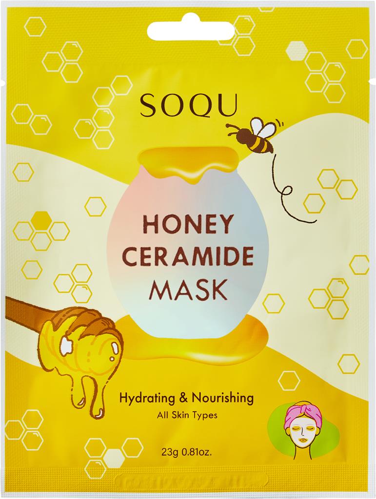 Bild på SOQU HONEY CERAMIDE SHEET MASK, 1 st