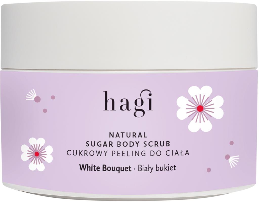 Bild på Hagi NATURAL SUGAR BODY SCRUB WHITE BOUQUET, 200 ml
