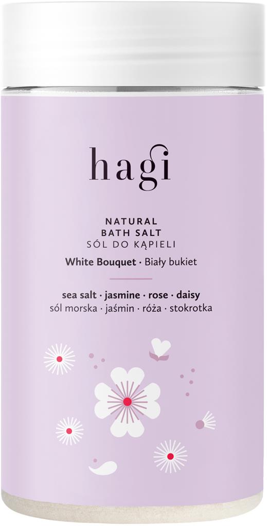 Bild på Hagi NATURAL BATH SALT WHITE BOUQUET, 480 g