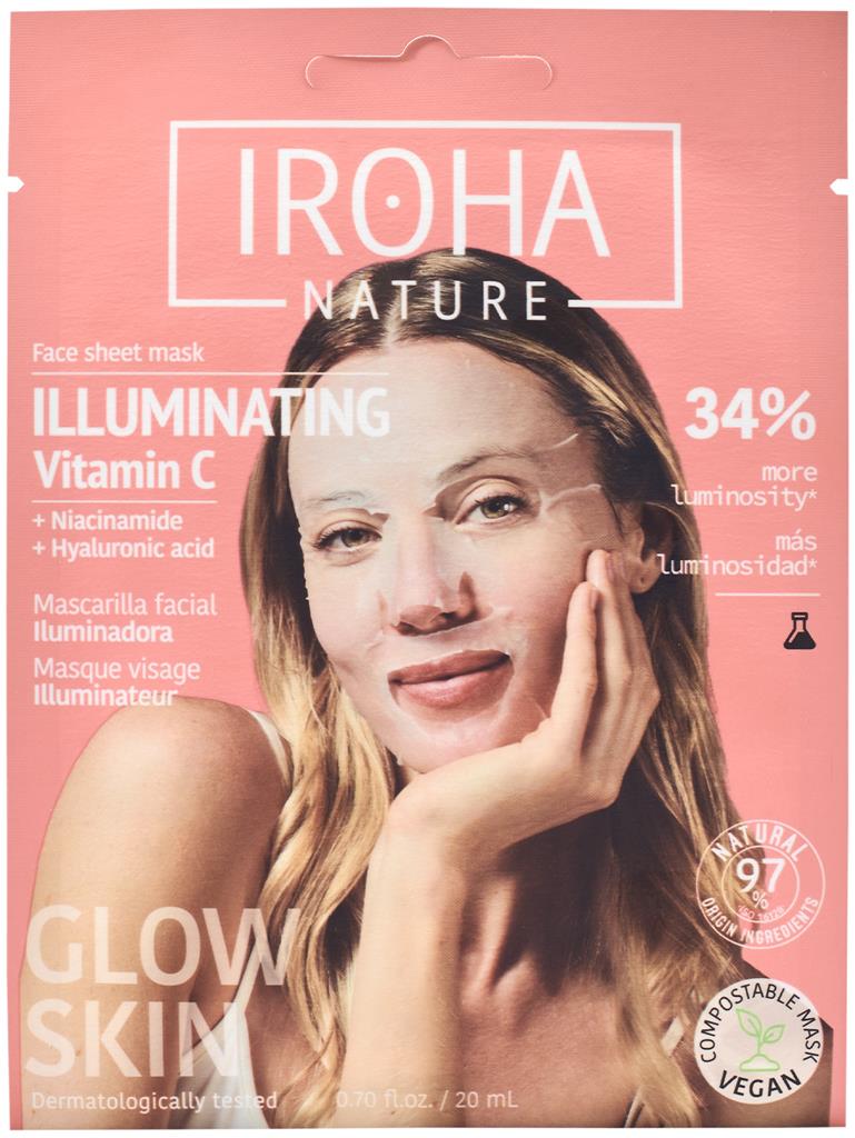 Bild på IROHA Nature Vitamin C Face Sheet Mask, 20 ml