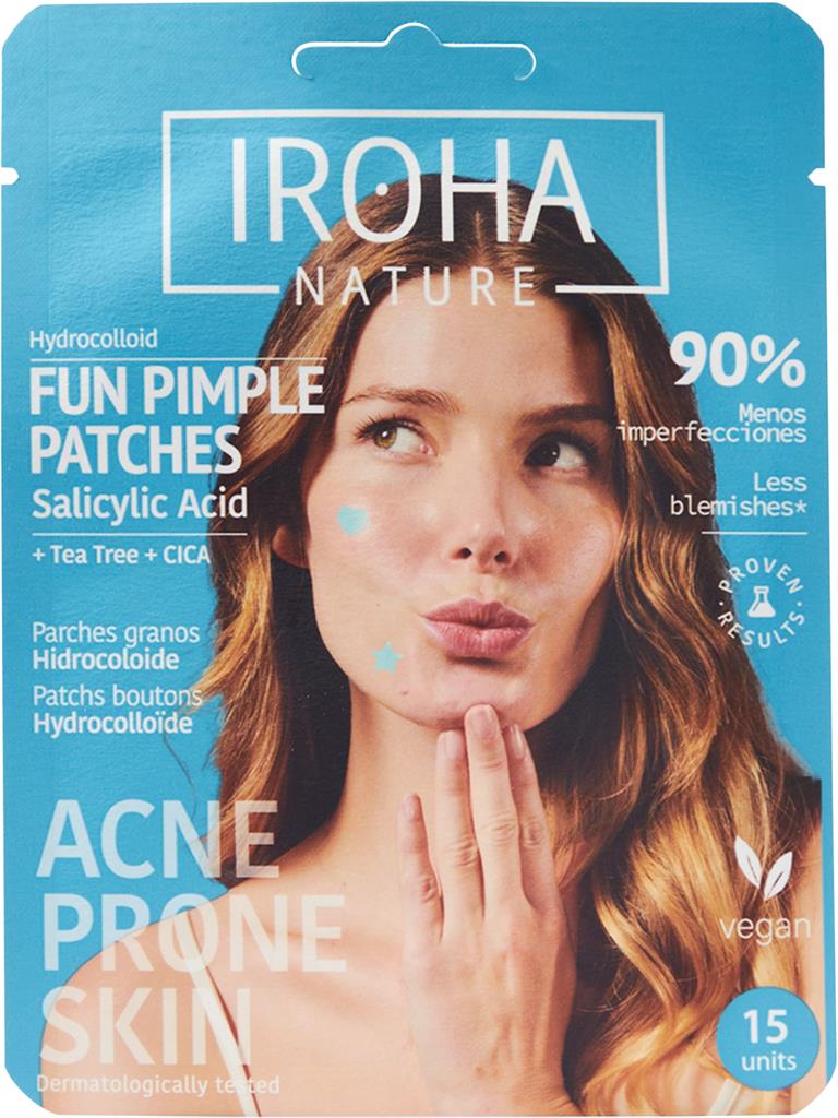 Bild på IROHA Nature Fun Salicylic Acid Pimple Patches, 15 st