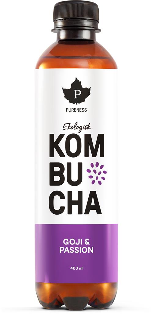 Bild på Pureness Ekologisk Kombucha Goji & Passion, 400 ml