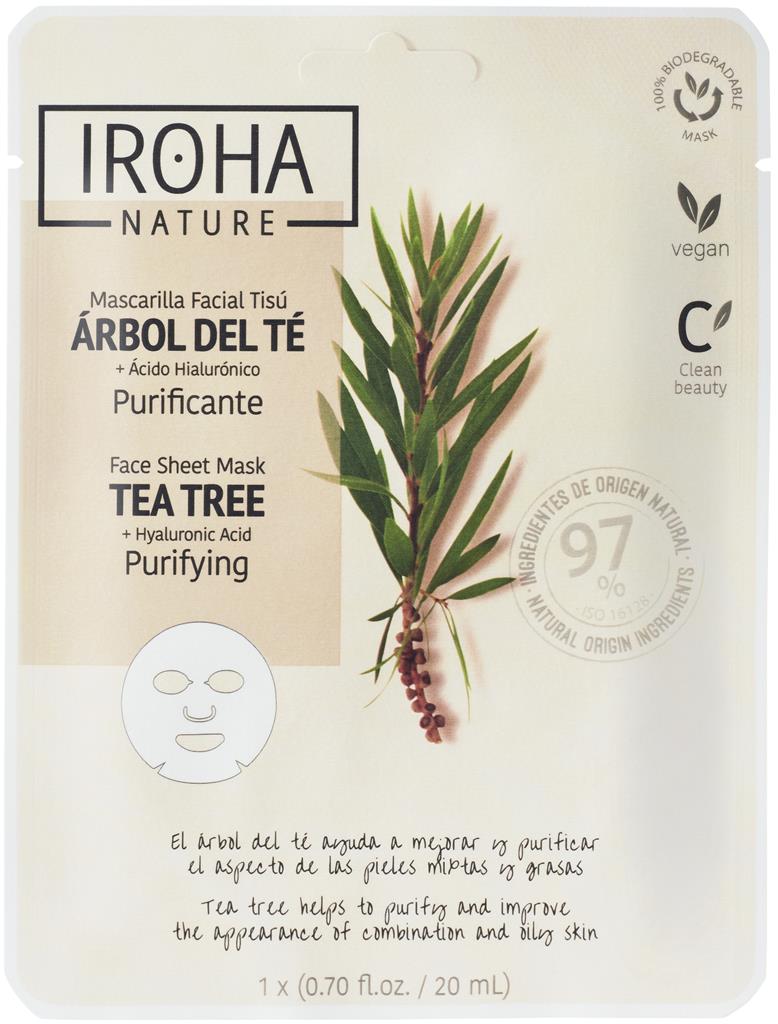 Bild på IROHA Nature Tea Tree Face Sheet Mask, 20 ml