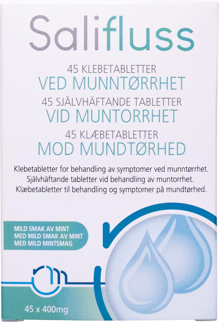 Bild på Salifluss vid muntorrhet mild smak av mint, 45 st