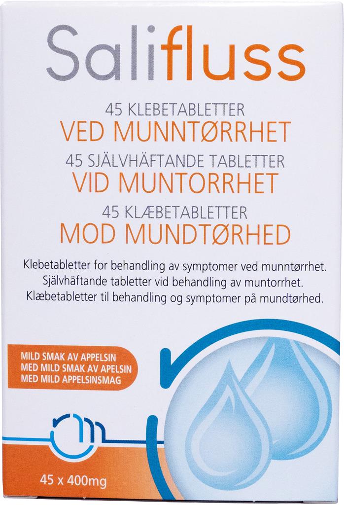 Bild på Salifluss vid muntorrhet mild smak av apelsin, 45 st
