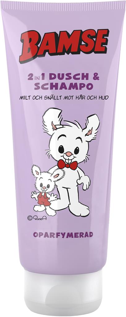 Bild på Bamse 2 in 1 Duschgel & Schampo, 200 ml