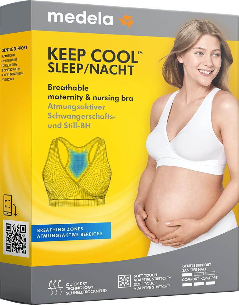Bild på Medela Keep Cool Natt-BH XXL Svart, 1 st