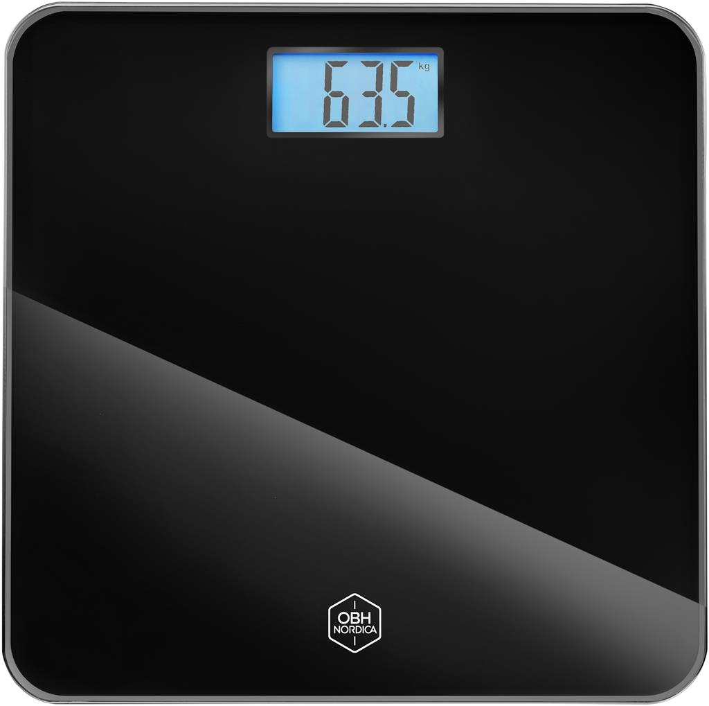 Bild på OBH Nordica Personvåg Classic Light Svart, 1 st