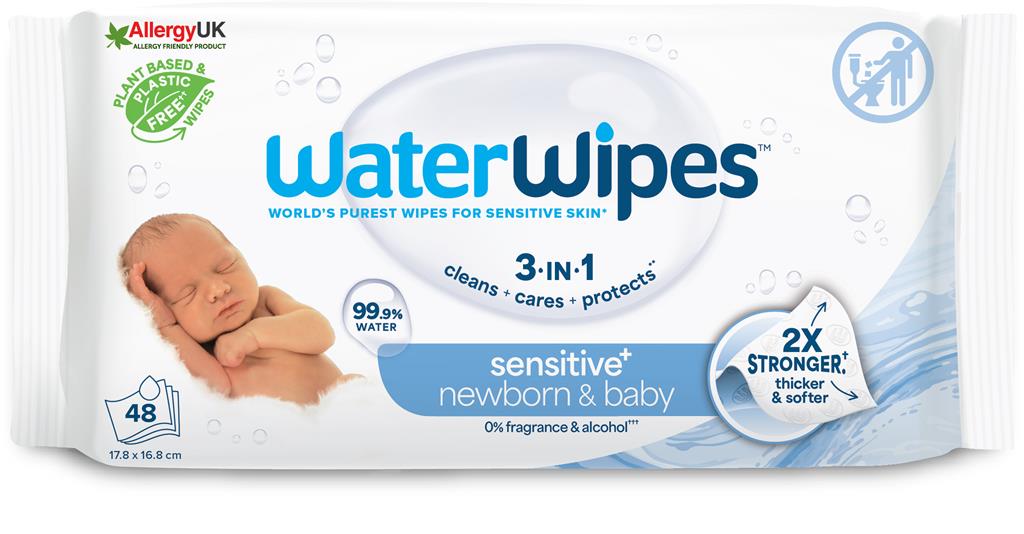 Bild på WaterWipes Baby Wipes S, 48 st