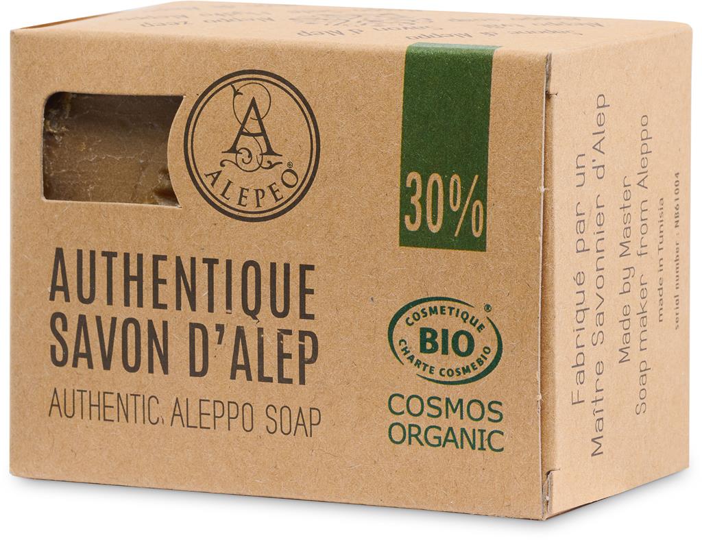 Bild på Alepeo Aleppotvål 30% lagerbärsolja eco, 200 g