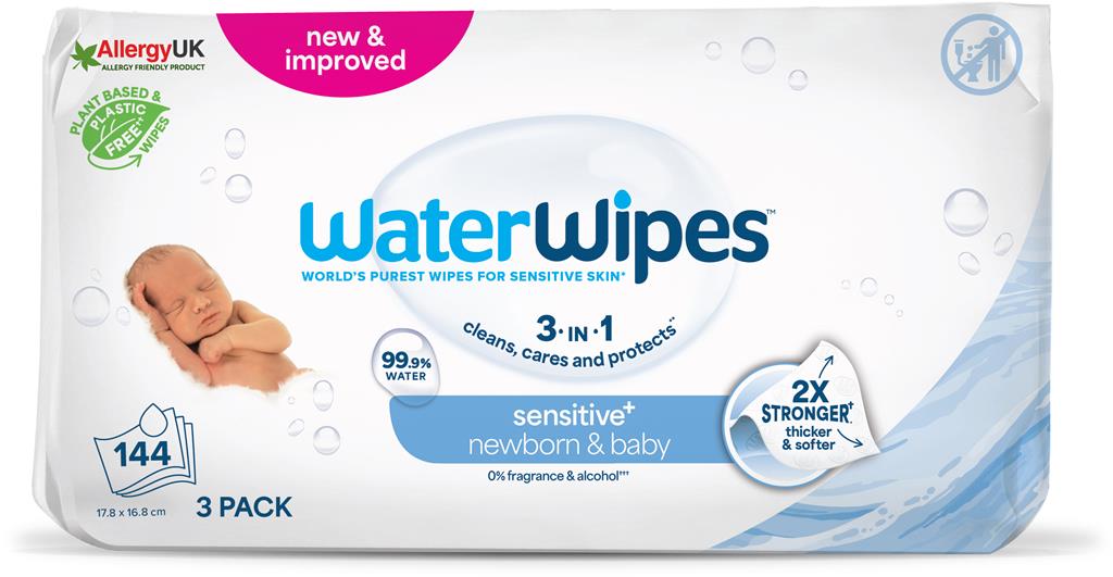 Bild på WaterWipes Baby Wipes M, 144 st
