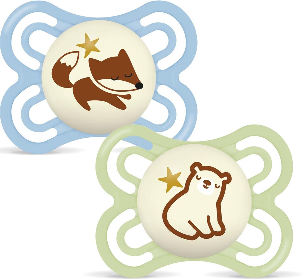 Bild på MAM Perfect Night Silk 0-6m Blue, 2 st