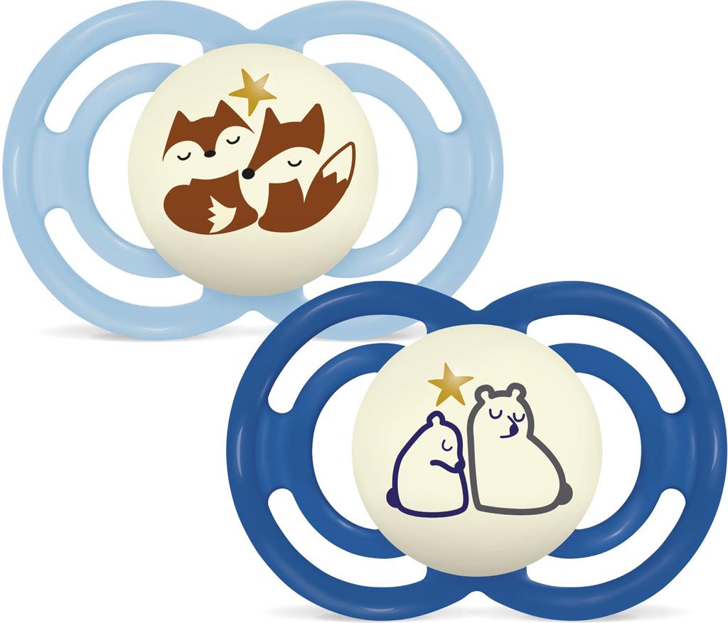 Bild på MAM Perfect Night Silk 6-16m Blue, 2 st