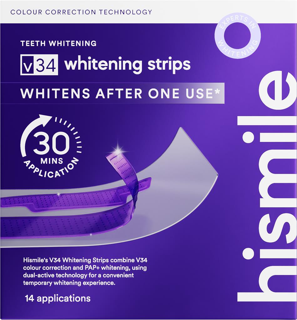 Bild på Hismile V34 Teeth Whitening Strips, 1 st
