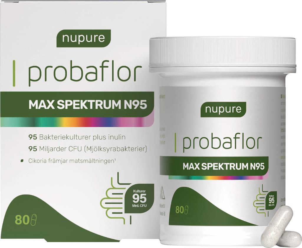 Bild på Nupure Probaflor MAX SPEKTRUM N95, 80 st