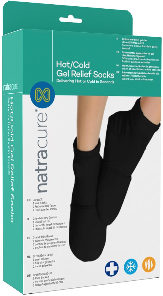 Bild på NatraCure Värme/Kylterapi Sockor L/XL, 1 par