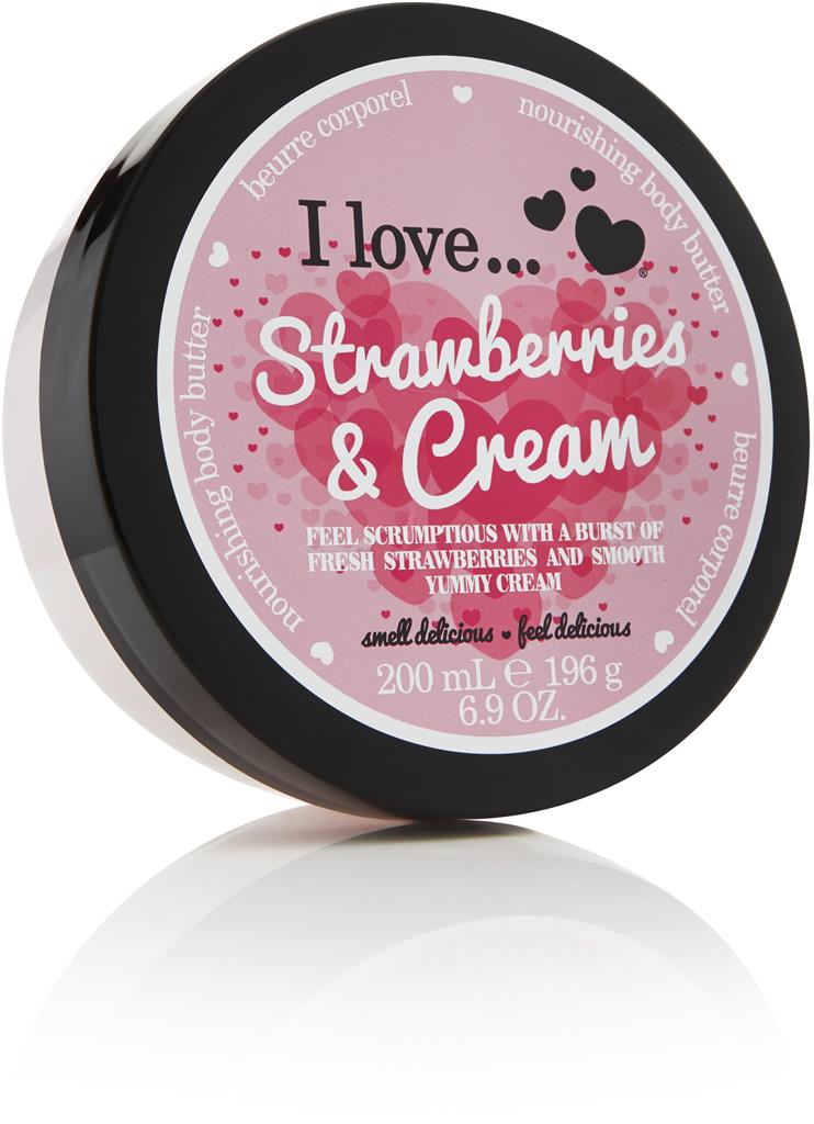 Bild på I Love Original Body Bu Straw/Cre, 200 ml