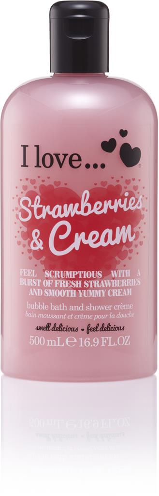 Bild på I love Original Bath/Shower Cream Strawberry, 500 ml