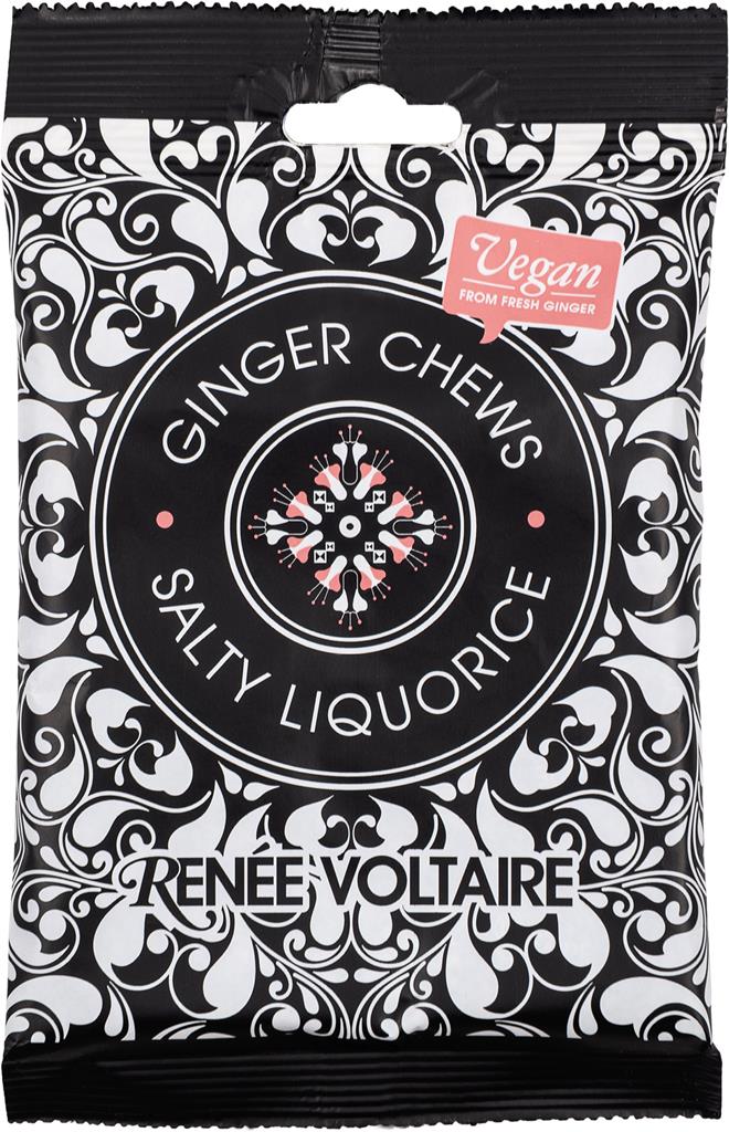 Bild på Renée Voltaire Ginger Chews – Saltlakrits, 84 g